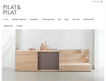 Tablet Screenshot of pilat.nl